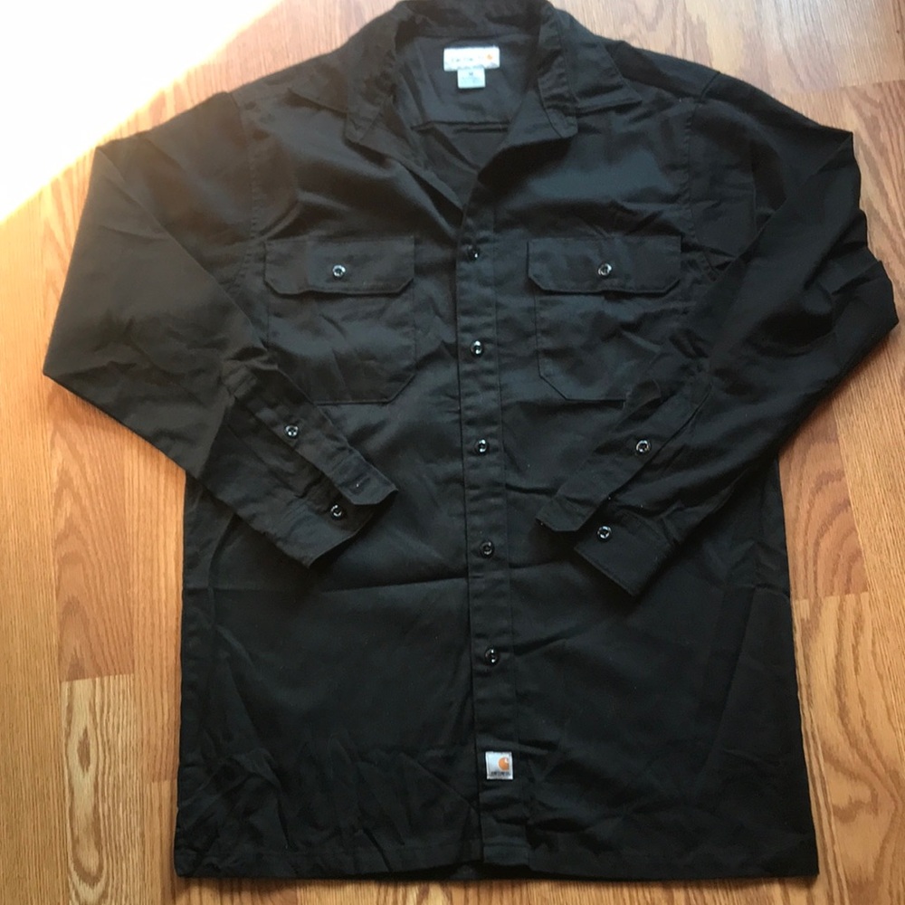 Carhartt Men's Black Shirt Jacket